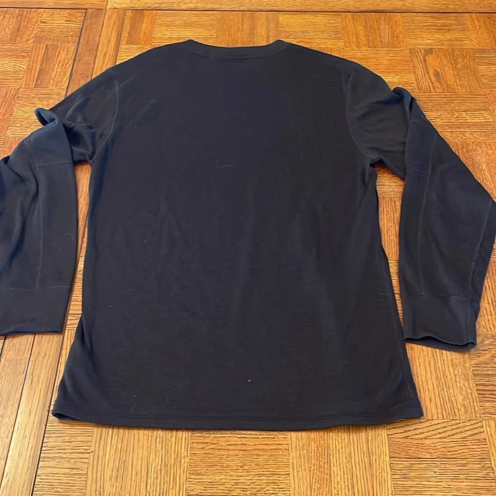 Burton Black Long Sleeve Henley Casual Wear size L - Picture 5 of 5
